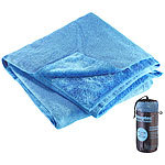 Semptec Urban Survival Technology Mikrofaser-Badetuch, 2 versch. Oberflächen, 180 x 90 cm, blau Semptec Urban Survival Technology Mikrofaser-Badetücher