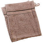 Wilson Gabor Waschlappen, Baumwoll-Frottee, 16 x 21 cm, 2er-Set, braun Wilson Gabor Waschlappen Baumwolle-Frottee