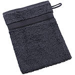 Wilson Gabor Waschlappen, Baumwoll-Frottee, 16x21 cm, 2er-Set, schwarz Wilson Gabor Waschlappen Baumwolle-Frottee