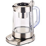 Rosenstein & Söhne 2in1-Wasserkocher & Teebereiter m. Senk-Sieb, 6 Temperat., 1,5l, 1500W Rosenstein & Söhne Wasserkocher und Teebereiter mit Temperaturwahlen