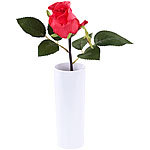 Lunartec LED-Rose "Real Touch" mit LED-Blüte, 28 cm, rot Lunartec LED Rosen, Real Touch, wie echt