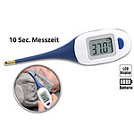 newgen medicals Fieberthermometer, digital, XL-Display, biegsame Spitze mit Vergoldung newgen medicals Fieberthermometer