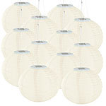 Lunartec Solar-LED-Lampion, LEDs, Dämmerungs-Sensor, IP44, warmweiß, 6er-Set Lunartec Solar-Lampions, warmweiß