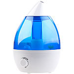newgen medicals Ultraschall-Luftbefeuchter mit Aroma-Diffusor, 1,2-l-Tank, 150 ml/Std. newgen medicals Ultraschall-Luftbefeuchter mit Aroma-Diffusoren und LEDs