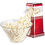 Rosenstein & Söhne XL-Heißluft-Popcorn-Maschine für bis zu 100 g Mais, 1.200 Watt Rosenstein & Söhne Heißluft-Popcorn-Maker
