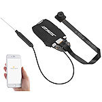 Somikon 2er-Set WLAN-Full-HD-Micro-Einbau-Kameras mit App Somikon Mobile WiFi Full-HD-Micro-Videokameras zum Einbau, mit Mikrofon & App