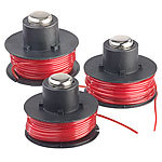 AGT Professional 3er-Set Ersatz-Fadenspulen für Akku-Rasentrimmer AW-20.rt, 6,5 m AGT Professional Akku-Rasentrimmer