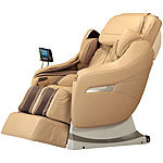 newgen medicals Ganzkörper-Massagesessel GMS-200.bt (beige) newgen medicals Massagesessel mit Bluetooth und App