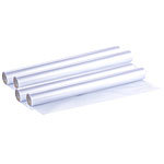 infactory Milchglasfolie, statisch haftende Sichtschutz-Folie, 40x200cm, 4er-Set infactory Milchglas-Fensterfolien