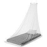 infactory Keilförmiges Moskitonetz für Einzelbetten, 156 Mesh, weiß infactory Moskitonetze für Betten
