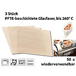 Rosenstein & Söhne 9x Dauer-Antihaft-XL-Toastbags für Toaster, Mikrowelle & Backofen Rosenstein & Söhne Toastabags