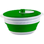 Rosenstein & Söhne Faltbare XL-Salatschleuder mit Kurbel und hoher Übersetzung, 5 l Rosenstein & Söhne Salatschleudern