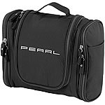 PEARL Geräumige Kulturtasche zum Aufhängen, 18 Fächer, unisex, schwarz PEARL Kulturbeutel