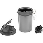 PEARL sports Fitness-Drink-Shaker mit Mischball, 500 ml, BPA-frei PEARL sports Fitness-Drink-Shaker