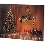 infactory Wandbild "Weihnachten" mit farbwechselnder LED-Beleuchtung, 50 x 38 cm infactory LED-Weihnachts-Wandbilder