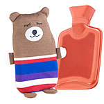 infactory Kinder-Wärmflasche mit Teddybär-Bezug, 1 Liter infactory