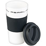 PEARL Coffee-to-go-Becher mit Deckel, 475 ml, doppelwandig, BPA-frei PEARL Doppelwandige Coffee-to-go-Becher