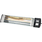 Semptec Urban Survival Technology IR-Heizstrahler mit Goldröhre RA-20.gl, Fernbedienung, 2.000 W, IP24 Semptec Urban Survival Technology Infrarot-Heizstrahler für den geschützten Außenbereich