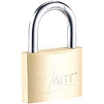 AGT Vorhänge-Schloss aus Messing, 43 mm, 6 Schlüssel AGT Vorhängeschlösser