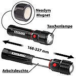 KryoLights 2in1-Taschenlampe & Arbeitsleuchte mit 2x 3-Watt-LED & Neodym-Magnet KryoLights