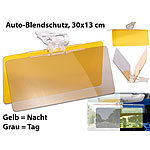 Tag- & Nacht-Blendschutz für die Auto-Sonnenblende, 30 x 13cm 2-er Set Auto-Blendschutz für Sonnenblenden
