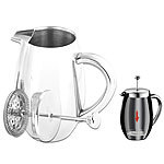 Rosenstein & Söhne Thermo-Kaffeebereiter, French-Press, Edelstahl, doppelwandig, 350 ml Rosenstein & Söhne Thermo-Kaffeepressen
