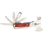 Semptec Urban Survival Technology 26in1-Multitool aus Edelstahl mit Holzgriff und Schraubendreher-Set Semptec Urban Survival Technology Multitools mit Schraubendreher-Sets