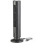Sichler Haushaltsgeräte Schlanker Turm-Ventilator, USB-Strom, 2 Geschwindigkeits-Stufen, 33 cm Sichler Haushaltsgeräte Turmventilatoren mit USB-Stromversorgung