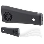 revolt 2in1-Taschen-Ventilator und USB-Powerbank, 1.300-mAh-Akku, LED-Licht revolt Taschen-Ventilatoren mit Powerbank