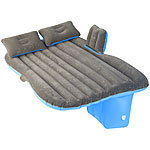 Lescars Aufblasbares Bett für den Auto-Rücksitz, mit Kissen und Fußraum-Stütze Lescars