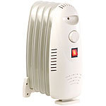 Sichler Haushaltsgeräte Öl-Radiator-Elektroheizung mit 5 Rippen und Thermostat, 500 Watt Sichler Haushaltsgeräte Öl-Radiatoren