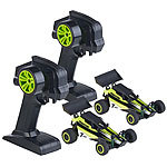 Simulus 2er-Set Ferngesteuerte Miniflitzer, 2.4GHz Technologie Simulus Ferngesteuerter Micro-Racer