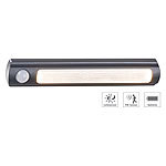 Luminea Batterie-LED-Schrankleuchte, PIR- & Lichtsensor, 0,6 W, 25 Lm, 3000 K Luminea LED-Schrankleuchten mit Bewegungs- & Lichtsensoren