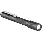 KryoLights Pen-Light-LED-Taschenlampe, 150 Lumen, 3 Watt, fokussierbar, Alu, IP54 KryoLights Stiftlampen, spirtzwassergeschützt