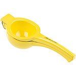 Rosenstein & Söhne Manuelle Zitrus- & Saftpresse aus Metall für Orangen, Ø 8,5 cm, gelb Rosenstein & Söhne Manuelle Zitruspressen