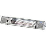 Semptec Urban Survival Technology Low-Glare-IR-Heizstrahler, Bluetooth, Lautsprecher & App, 2000 W, IP65 Semptec Urban Survival Technology Low-Glare-Infrarot-Heizstrahler mit Bluetooth, Lautsprechern & Apps