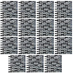 infactory Selbstklebende 3D-Steinwandoptik-Fliesenaufkleber, 26 x 26cm, 15er-Set infactory Deko-Fliesenaufkleber