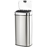 infactory Abfalleimer mit Hand-Bewegungssensor & Aluminium-Korpus, 68 Liter infactory Automatische Abfalleimer
