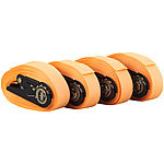 AGT 4er-Set Ratschen-Spanngurte, bis 800 kg, DIN EN 12195-2, 6 m AGT Ratschen-Spanngurte