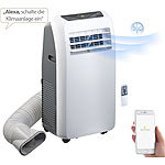 Sichler Haushaltsgeräte Mobile Klimaanlage, 9.000 BTU/h, 2.600 Watt, WLAN & App-Steuerung Sichler Haushaltsgeräte Monoblock-Klimaanlagen mit App-Steuerung