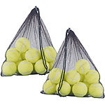 Speeron 24er-Set Tennisbälle, 65 mm für Fortgeschrittene, gelb, mit Tragenetz Speeron
