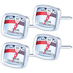 Rosenstein & Söhne 4er-Set Steak-Thermometer Rosenstein & Söhne Steak-Thermometer