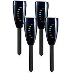 Royal Gardineer 4er-Set Digitaler Feuchtigkeitsmesser mit LED-Anzeige Royal Gardineer Pflanzen Feuchtigkeitsmesser