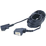 goobay TAE Verlängerungskabel 10m Stecker/Kupplung F-Codiert goobay Telefonkabel