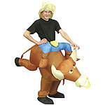 Playtastic Selbstaufblasendes Kostüm "Bullenreiter" Playtastic Selbstaufblasende Kostüme