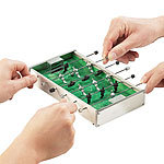 Playtastic Mini-Tischkicker aus robustem Aluminium für je 7 Spieler Playtastic