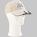 Lunartec Universal-Clip-Licht für Baseball-Caps, mit 5 weißen LEDs Lunartec LED-Licht-Clips für Baseball-Caps