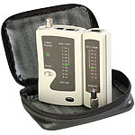 7links 3in1-Kabeltester für RJ-45, RJ-11 und BNC 7links Kabeltester für Netzwerk- und BNC-Kabel
