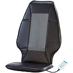 newgen medicals Fernbedienbare Shiatsu-Massageauflage MA-200, 12/230V newgen medicals Shiatsu-Massageauflagen mit 12- und 230-V-Stromversorgung