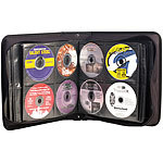 Xcase 2er-Set CD/DVD/BD-Taschen für je 240 CD/DVD/BDs Xcase CD/DVD-Taschen
